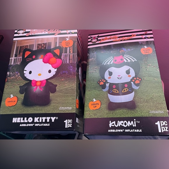 Hello Kitty and Kuromi Halloween Inflatables NWT - Picture 1 of 4